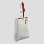 Load image into Gallery viewer, HYDESTYLE METALLIC SOFIA REVERSIBLE LEATHER TOTE BAG l Variety of colours
