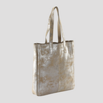 Load image into Gallery viewer, HYDESTYLE METALLIC SOFIA REVERSIBLE LEATHER TOTE BAG l Variety of colours
