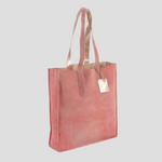Load image into Gallery viewer, HYDESTYLE METALLIC SOFIA REVERSIBLE LEATHER TOTE BAG l Variety of colours
