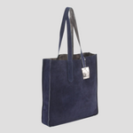 Load image into Gallery viewer, HYDESTYLE METALLIC SOFIA REVERSIBLE LEATHER TOTE BAG l Variety of colours
