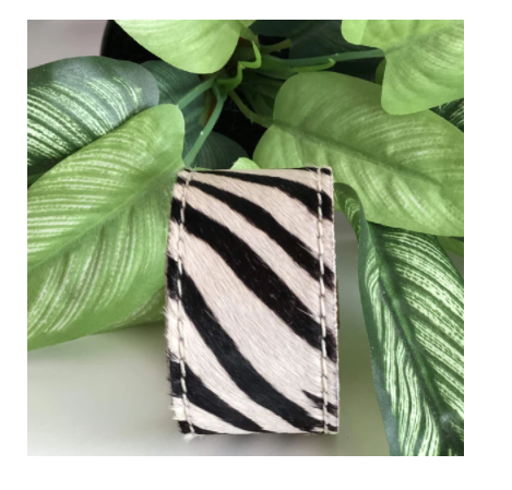 HAIR-ON-LEATHER CUFF / BRACELET l Variety of colours