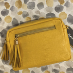 Load image into Gallery viewer, CLASSIC CAMERA KYLIE PEBBLED LEATHER CROSSBODY CLUTCH BAG l Variety of colours
