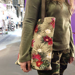 Load image into Gallery viewer, CANVAS LEATHER TOTE BAG | Variety of colours
