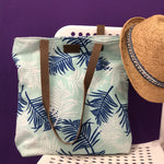 Load image into Gallery viewer, CANVAS LEATHER TOTE BAG | Variety of colours
